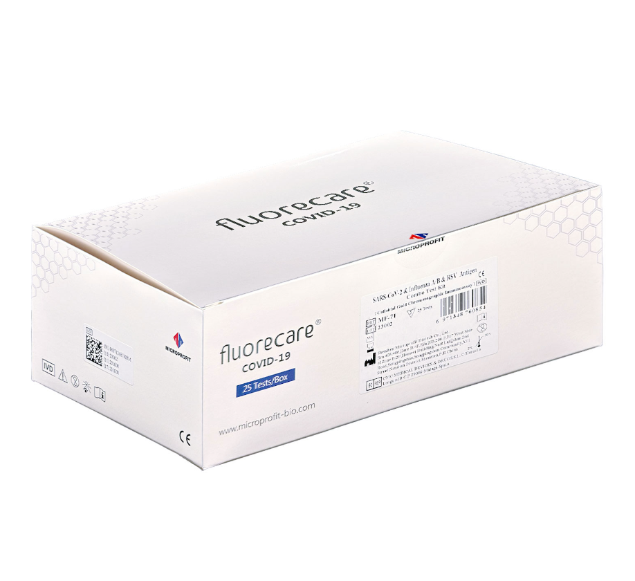 Antigentest Profi Combo Fluorecare Influenza A/B, RSV 25er MHD 06/26