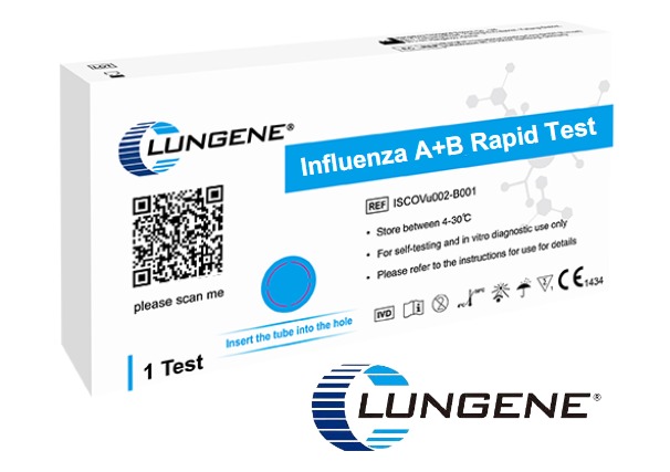 Antigentest Laien Combo CLUNGENE 1er INFLUENZA A/B 1er verpackt