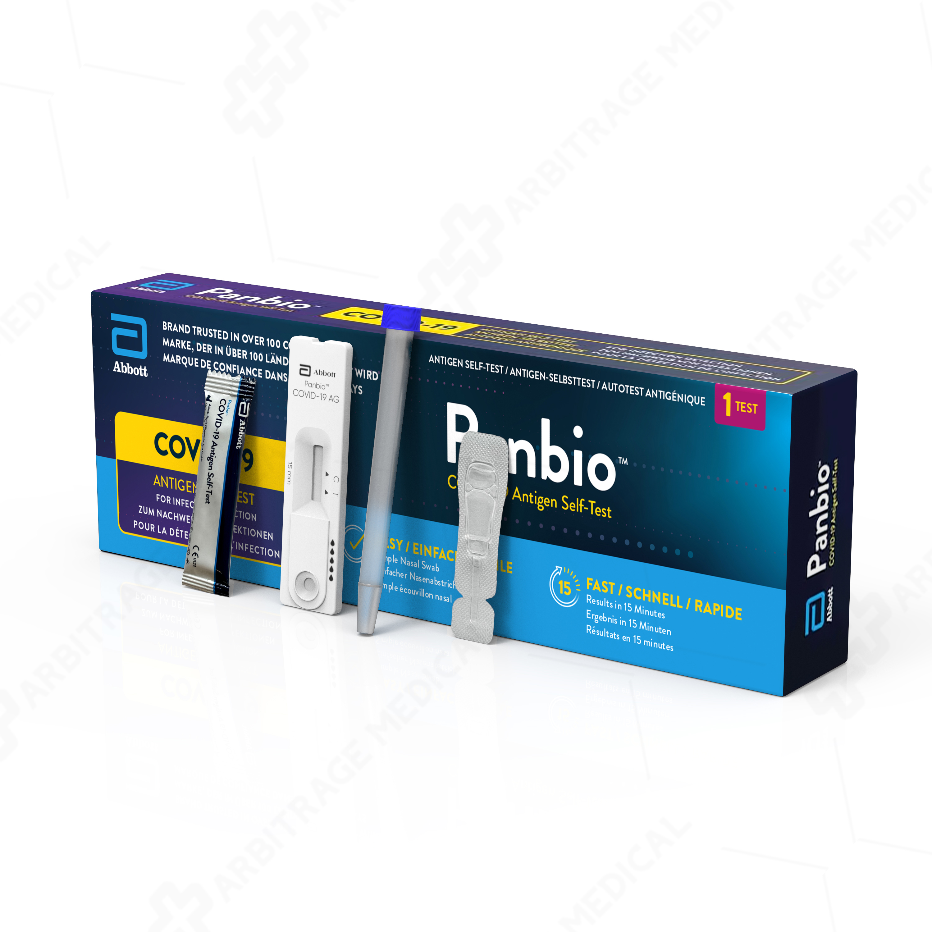 Antigentest Laien Nasal ABBOTT PANBIO 1er